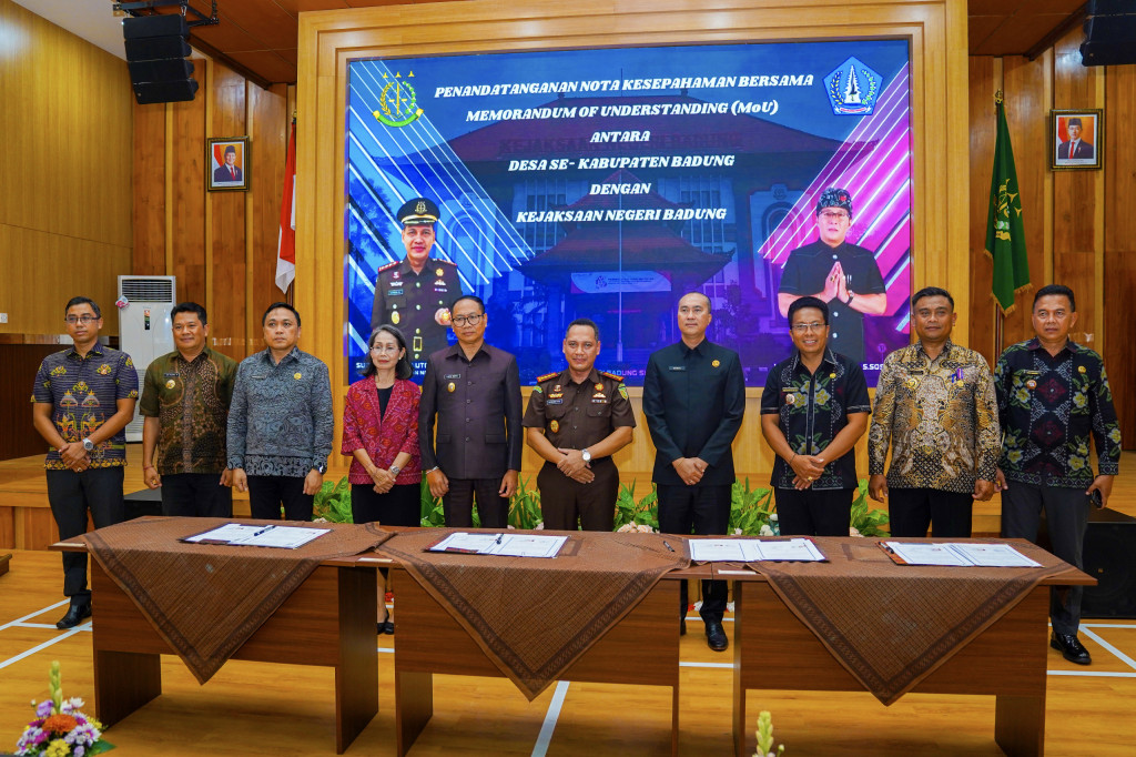 Wabup Suiasa Hadiri Jaga Desa bersama Perbekel se-Badung